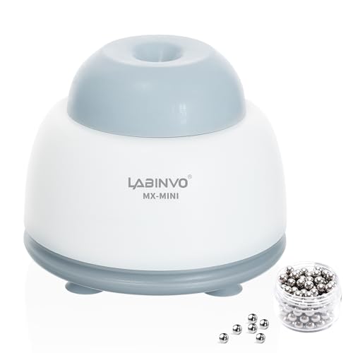 LABINVO Mini Vortex Paint Mixer, Lab Vortex Shakers with Touch Function, Lab Vortexer for Gel Polish, Eyelash Adhesives and Test Tubes Vortex Mixing, IN-MXMN001