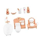 Améliore la photographie : ces ensembles de meubles miniatures peuvent être utilisés non seulement pour la décoration de maison de poupée, mais également comme accessoires pour la photographie de scènes de vie, rendant vos photos plus exquises et amusantes, modèle de salle de bain miniature, meubles miniatures pour salle de bain