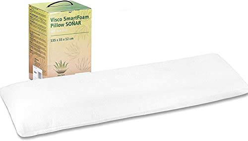Traversin à Mémoire de Forme SOÑAR | Oreiller Cervical Ergonomique et Orthopédique | Mousse Viscoélastique | Hypoallergénique | Taie avec Aloe Vera | Parfait pour Taies de Traversin de 140 x 40