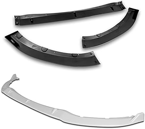 3PCS Front Bumper Lip Kit fit for compatible with 2016-2021 Mazda Miata MX-5, MP-Style Splitter Trim Protection Spoiler, Air-Dam-Chin-Diffuser (Painted White)