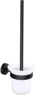 tesa MOON BLACK Toilet Brush Set, with holder...,