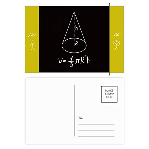 Jeu de cartes postales géométrie et mathématiques DIYthinker lot de 20 cartes de remerciement