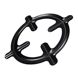 Nulylu Gas Stove Burner Grate Stove Support Rack for Camping Coffee Pot Holder Iron Wok Ring Burner Grate Simmer Range Trivet 6.21 Inch