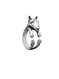 Bull Terrier Ring, Bullterrier Ring, Puppy Ring, Pet Ring, Dog Ring, Dog Jewelry, 925 Sterling Silver, Animal Wrap Ring, Animal Jewelry, Adjustable, Unique Gift, Solid Silver Ring, Best Gift For Her