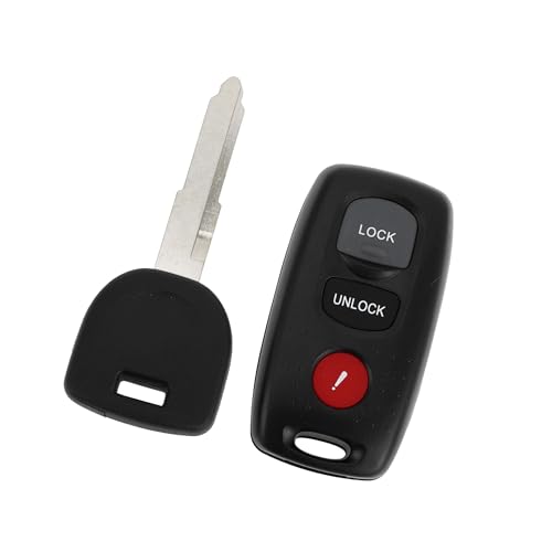 Llavero de transpondedor KPU41794 para Mazda 3 mando cómodo de 3 botones para tus viajes diarios