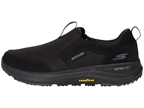 Image of Skechers Men Pull On Hiking Shoe | Air-Cooled Memory Foam Insole, Ultra Go Cushioning, Water Repellent, Goodyear Rubber Outsole