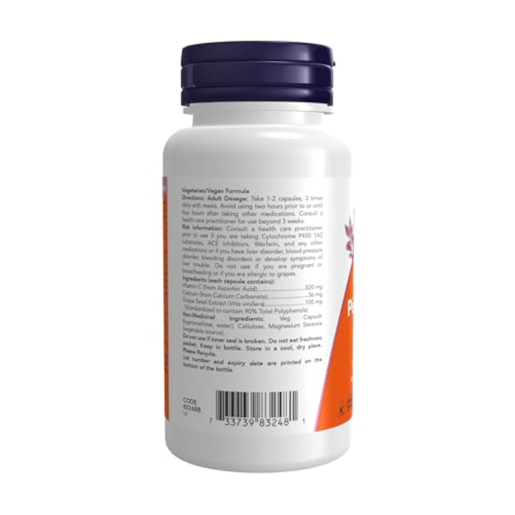 Grape Seed Extract 100 mg, 100 Vcaps