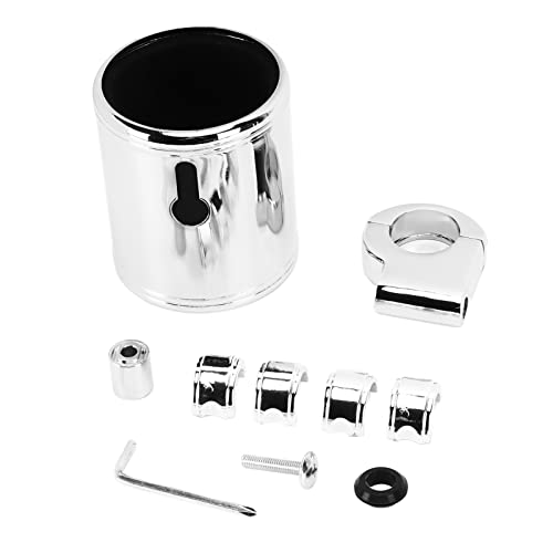 Portavasos universal para manillar de motocicleta cromado miniatura 4