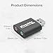 Plugable USB Audio Adapter with 3.5mm Speaker-Headphone and Microphone Jack, Add an External Stereo Sound Card to Any PC, Compatible with Windows, Mac, and Linux - Driverless
