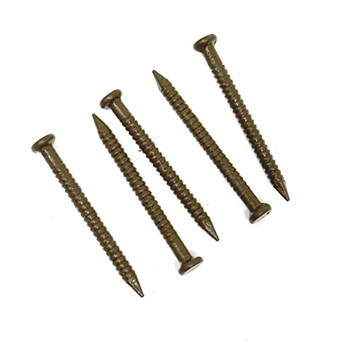 Everbilt Brown Paneling Nail for Mounting Panel Board to Wood Studs, Ring Shank, 1 inch, Pack of 40 Nails