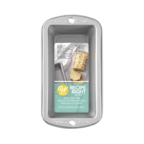Wilton Mini Loaf Pan 5-3/4" X 3" Non Stick Steel