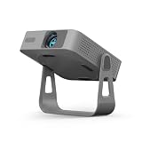 [360°Adjustable Stand & 2000 ANSI] 4K Projector with WiFi and Bluetooth, Auto Focus Keystone & 1080P Portable, VOPLLS Portable Film and Slide Scanner Projector