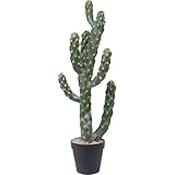 Yinleus 23Inch Artificial Cactus Faux Cacti Fake Cactus Saguaro Potted Plants for Indoor Outdoor Home Offices Store Decoration