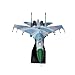 OQMAZO Die Cast Plane 1/100 Scale for Soviet Su27 Sukhoi Su-27 Flanker Fighter Jet Airplane Metal Military Plane Model Finished Metal Airplane