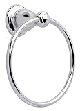 Delta Faucet Bathroom Accessories 77846 Leland Hand Towel Ring, Polished Chrome,4.00 x 9.00 x 10.00