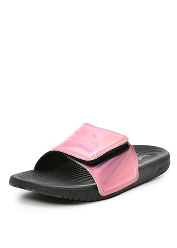 Hurley Slides for Girls and Boys, Slip-On Kids Slippers with Adjustable Strap, Kid's Sandals for Indoor and Outdoor, Adjustable Sporty Slides for Kids, Flexible Buttom