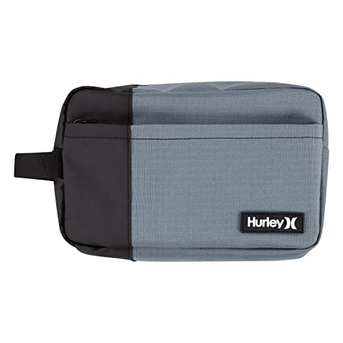 Hurley Kit infantil de viagem de itens pequenos, Cinza frio/preto, O/S, Um e único kit para viagem de itens pequenos