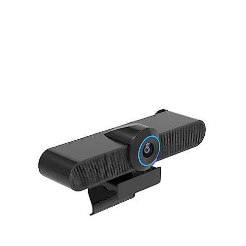 HDADD Webcam, Cámara Web USB de 2,5 K con cámara de Conferencia con Zoom Digital 4X FOV de 165 Grados 3 ajustes preestablecidos for reuniones en Vivo Educación PC, TV