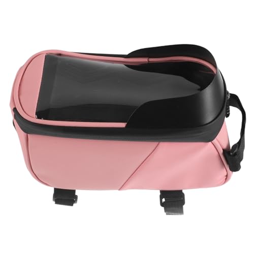 Yardwe Front Bike Bag with Sensitive Touch Screen Versatile Top Tube Pouch for Phones Under Easy Attachment Bicycle Accessory for Men Adaptable Design for All Bike