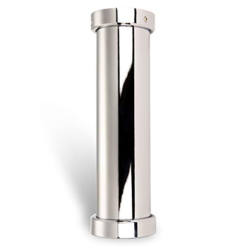 SO-TECH® Pieds Snack Support Droite Snack Console de Bar Hauteur 200 mm/Ø 50 mm Chrome Pied de Comptoir Bar Console Pied de Bar