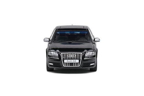 Solido Audi S8 (D3) a escala 1:43 negro 2010 miniatura 2