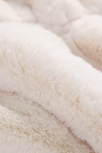 Babeyond Womens Faux Fur Collar Shawl Faux Fur Scarf Wrap Evening Cape For Winter Coat #TOP3