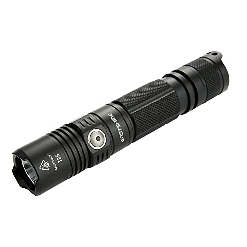 EASTSHINE Tactical Flashlight, T25 CREE XP-L HI V3 LED 1000 Lumens Compact Handheld 350Yards Searchlight EDC Outdoor Portable Light