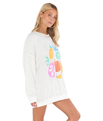Show Me Your Mumu James Sweatshirt Fruit Graphic MD