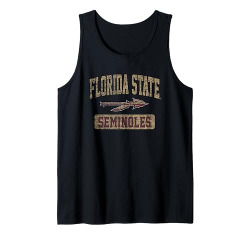Florida State Seminoles Worn Out Logo Officially Licensed Tank Top