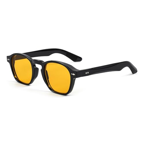 Image of Gleyemor Fashion Sunglasses for Men Women Tortoise Shell Sunglasses Trendy Unisex Style UV400 Protection Shades