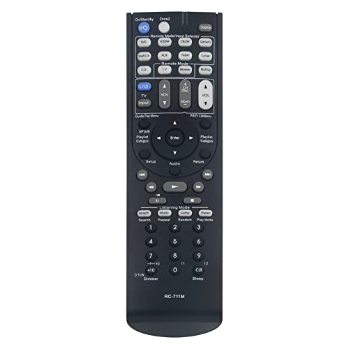 RC-711M Replace AV Receiver Remote Compatible for Integra Home Theater