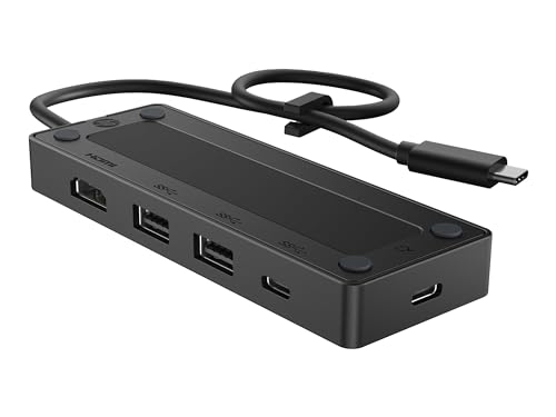 HP Travel Hub G3 - Réplicateur de Ports - USB-C - HDMI - pour EliteBook 640 G9, Ordinateur Portable 840 G10, ProBook 460 G11, 460 G11