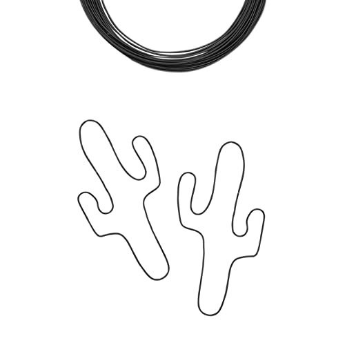 Miniatura 3 de Vaessen Creative Alambre De Aluminio Para Manualidades 10 M X 1 Mm Black Negro - Alambre Flexible Metálico Para Bisutería Y Arreglos Florales