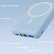 AOGUERBE Wireless Power Bank 10000mAh mit Magnet und Schnellladefunktion