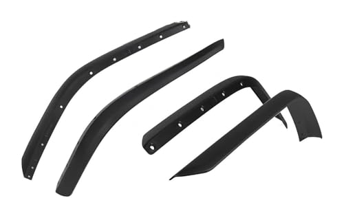 Pasos Rueda para Wrangler JL JLU 2018-2023 4 Uds Guardabarros Delantero Y Trasero Protector De Extensión Embellecedor De Guardabarros