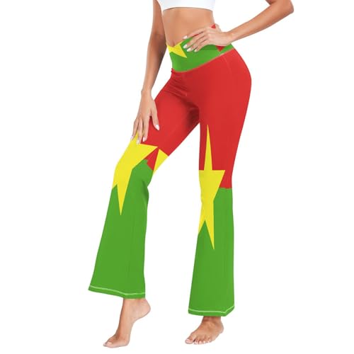 Pantalon de yoga décontracté coupe bootcut ample pour femme en taille S