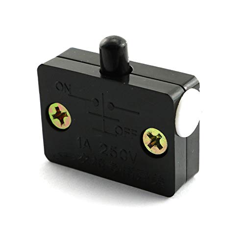 Ruiling 2-Pack Lamp Switch For Cabinet Wardrobe Drawers Light,Open On Close Off Ultrathin Touch Switches (Black) #TOP3