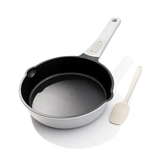 Bobikuke 8 Inch Non Stick Frying Pan Skillet, Small Egg