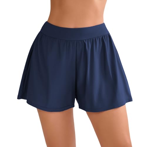 Short de bain femme taille haute idéal pour le surf et le paddle
