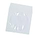 Progo 2,000 Pieces White Paper CD DVD Sleeves Envelope Holder with Clear Window and Flap, 80g Economy Weight.