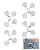 Réutilisable : La structure amovible du boucles de taille réglables permet de l'ajuster à plusieurs reprises, un même pantalon pouvant s'adapter à 2 ou 3 tailles différentes, ce qui réduit le taux de rejet des vêtements et permet de mettre facilement en pratique le concept de vie à faible empreinte carbone