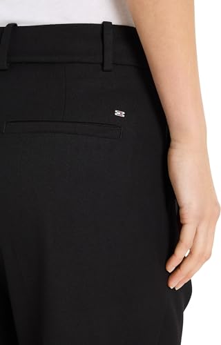 Tommy Hilfiger Donna Pantaloni In Tessuto Relaxed Fit Pantaloni Eleganti, Nero (Black), 40 - 3