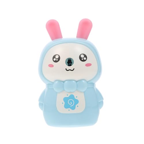 SOPOTUTU 小学生向けかわいいウサギ型手動筆削り器 抗滑りハンドル付き 教室 家 オフィス用 学用品として にも