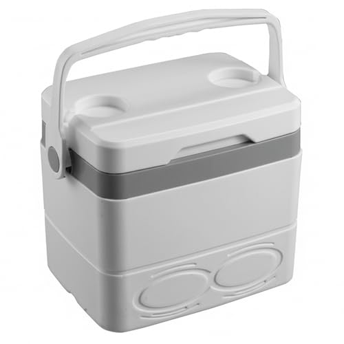 Glacière portable blanche 8,5 L contre la chaleur extérieure