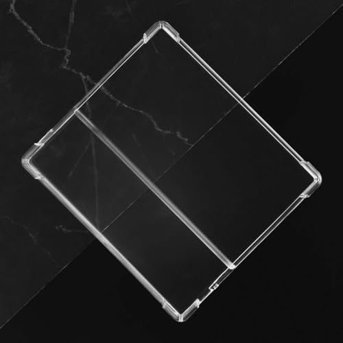 Funda Kindle Oasis 2 2017 transparente de silicona y protector de pantalla de vidrio templado 2 en 1 4