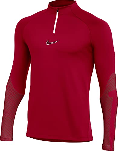 Nike Mens Long Sleeve Top M Nk Df Strk Dril Top K, University Red/Bright Crimson/White, DH8732-657, L