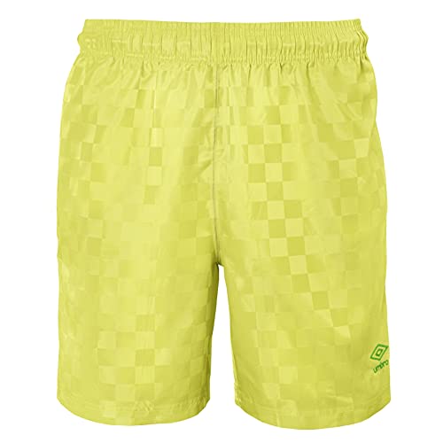 Short à damier Umbro vert pour les journées de match et loisirs