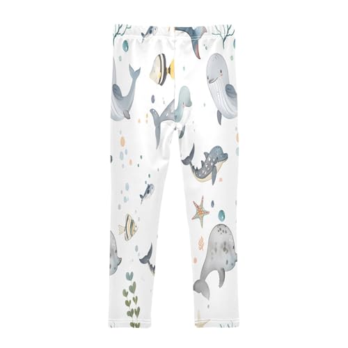 Toddler Girls Leggings Printed Yoga Pants Leggings Marine Animal for Kids2