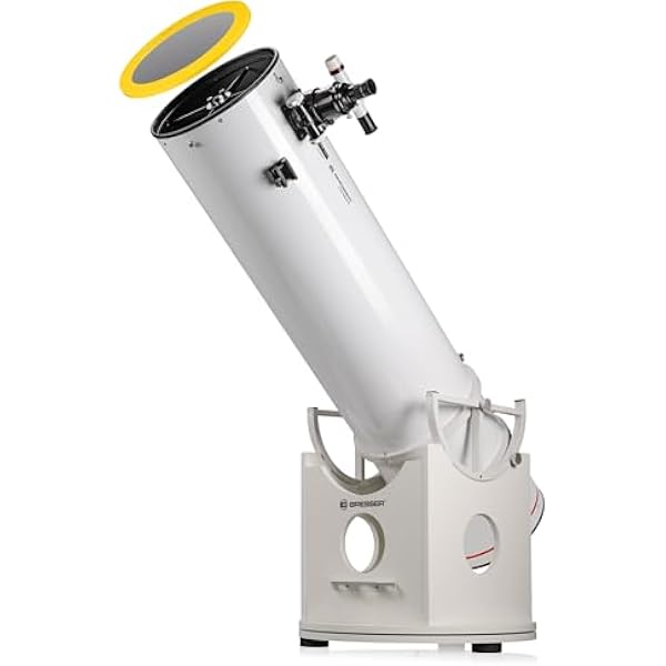 BRESSER Messier Teleskop Dobson 305 mm: Lustro paraboliczne 305 mm, lekka rurka GFK, ostrość 6.9 cm, do obserwacji nocnej i słonecznej