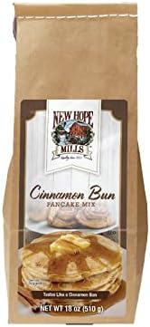 New Hope Mills Cinnamon Bun Flavored Pancake Mix, 2-Pack 18 oz. Bags, 2 Bags